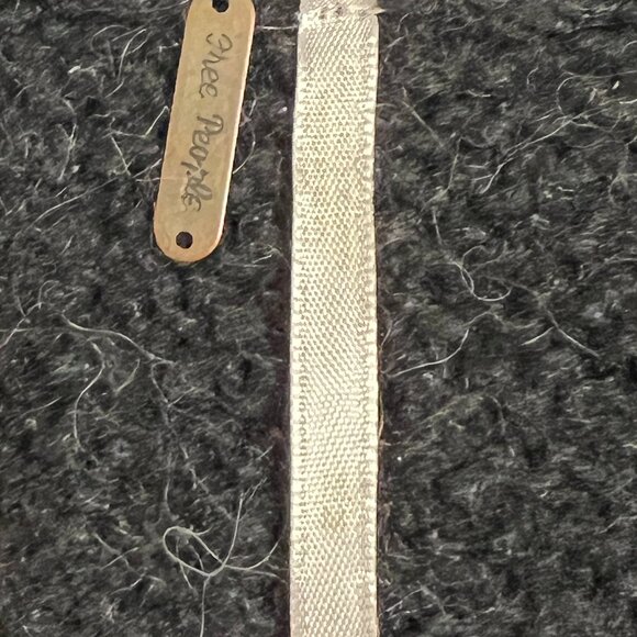 Free People Black Textured Knit Sweater Slouchy V-Neck Pullover M Wool Blend - Picture 5 of 8